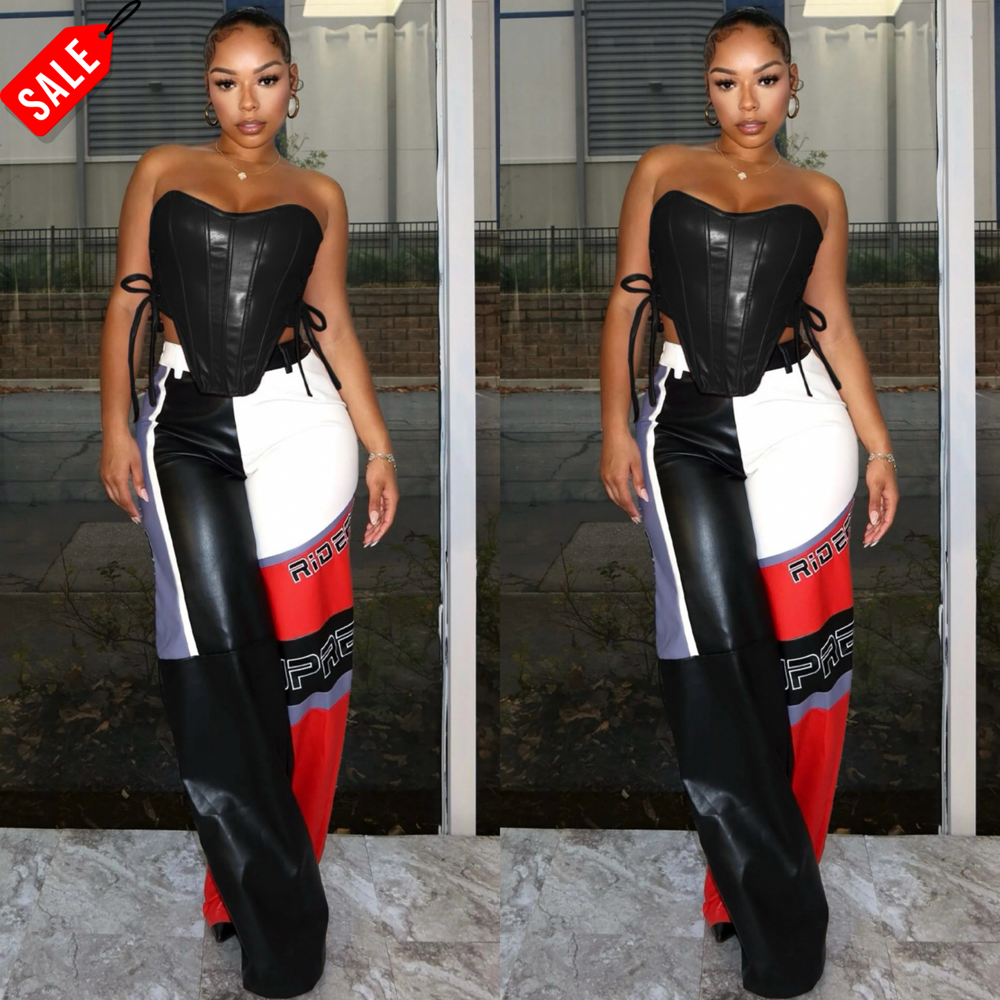 Sculpted Leather Corset