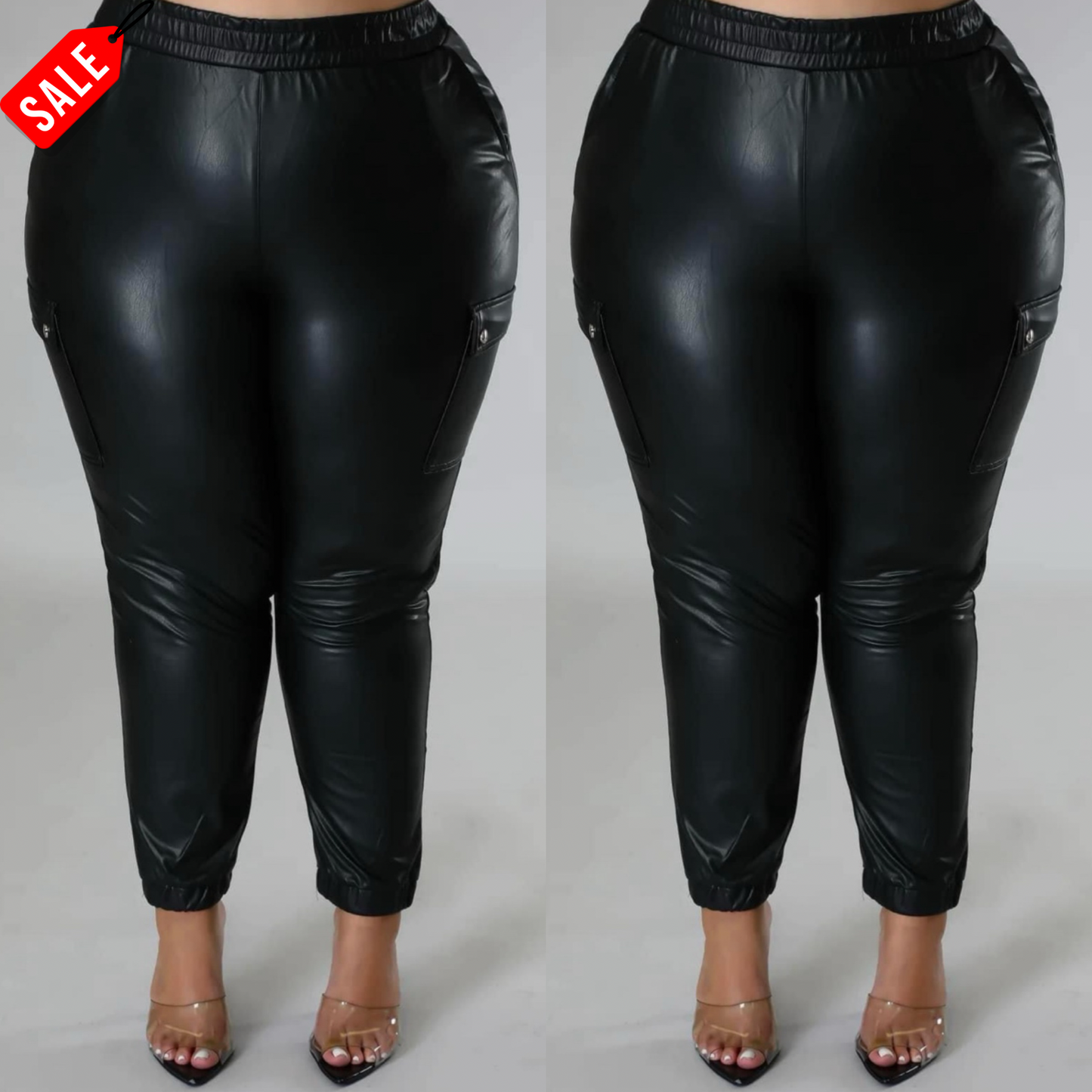 Orion Leather Pants (Plus Size)