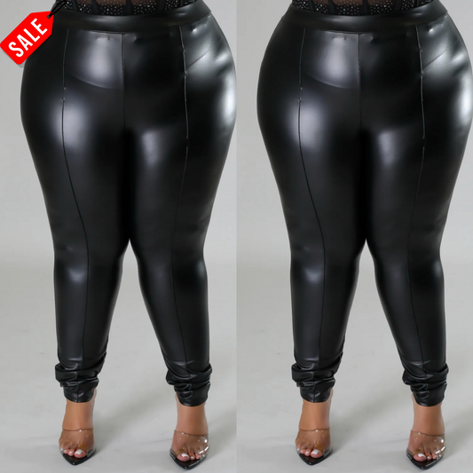 Renessmee Leather Pants (Plus Size)
