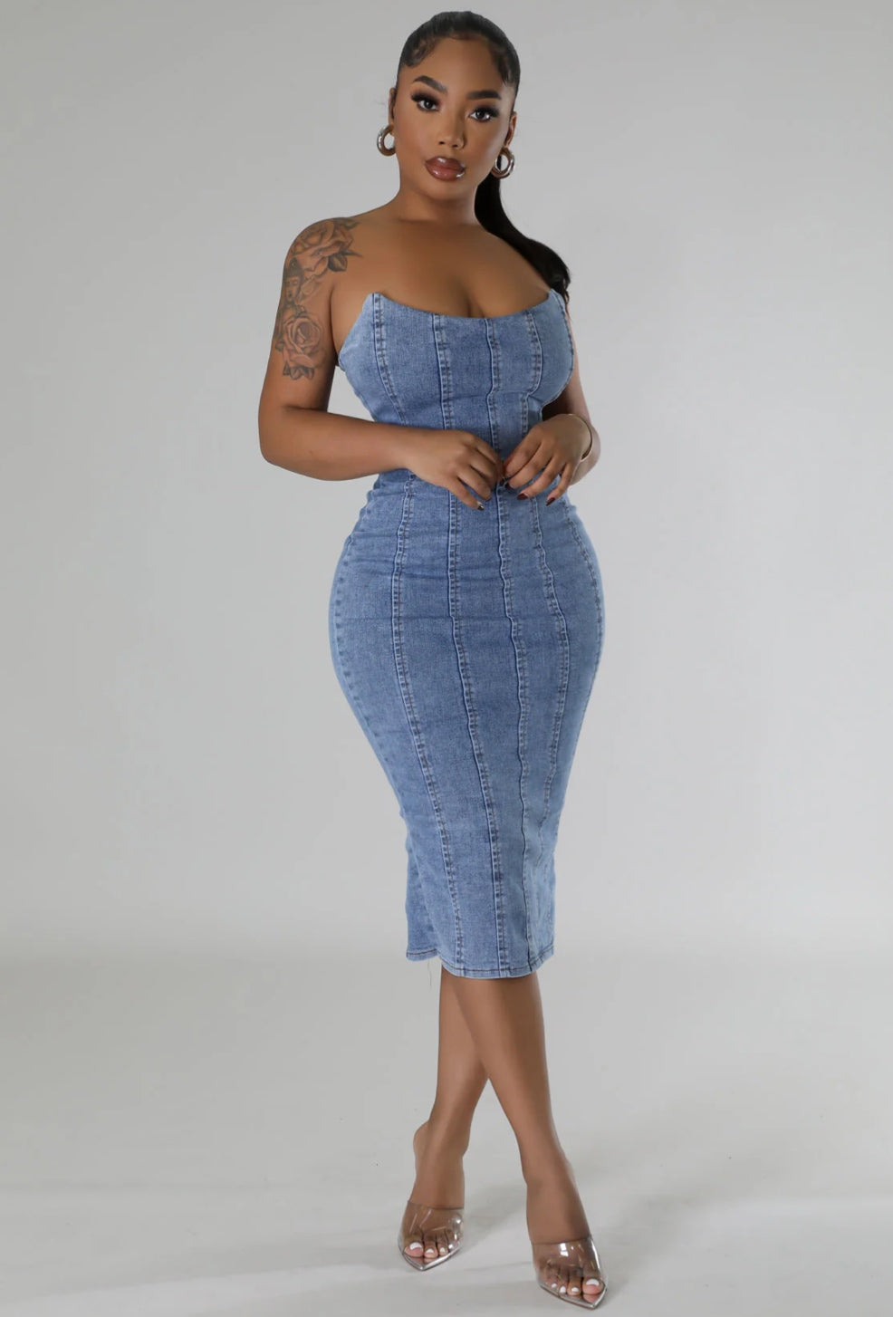 Be Selective Denim Dress