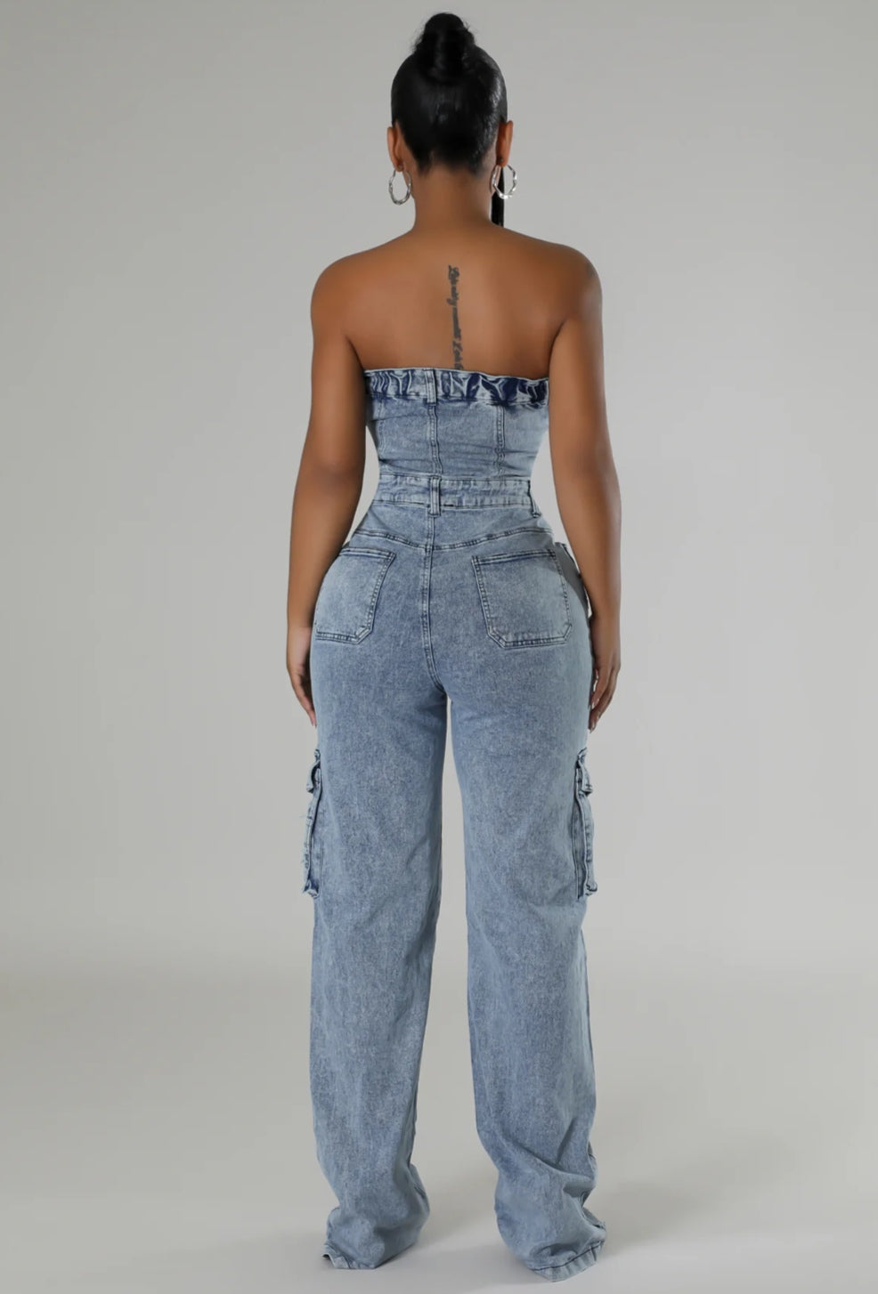 True Design Denim Jumpsuit