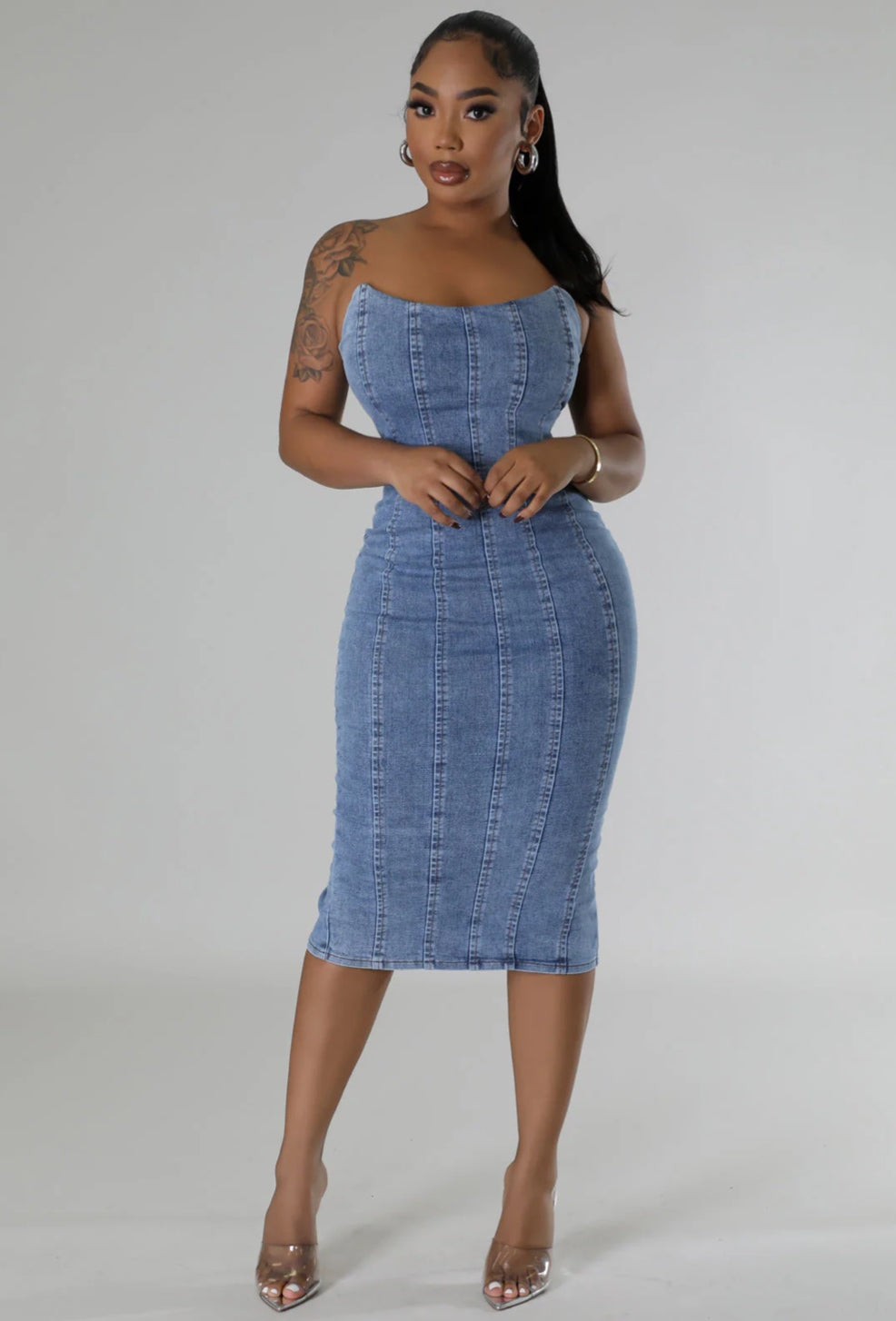 Be Selective Denim Dress