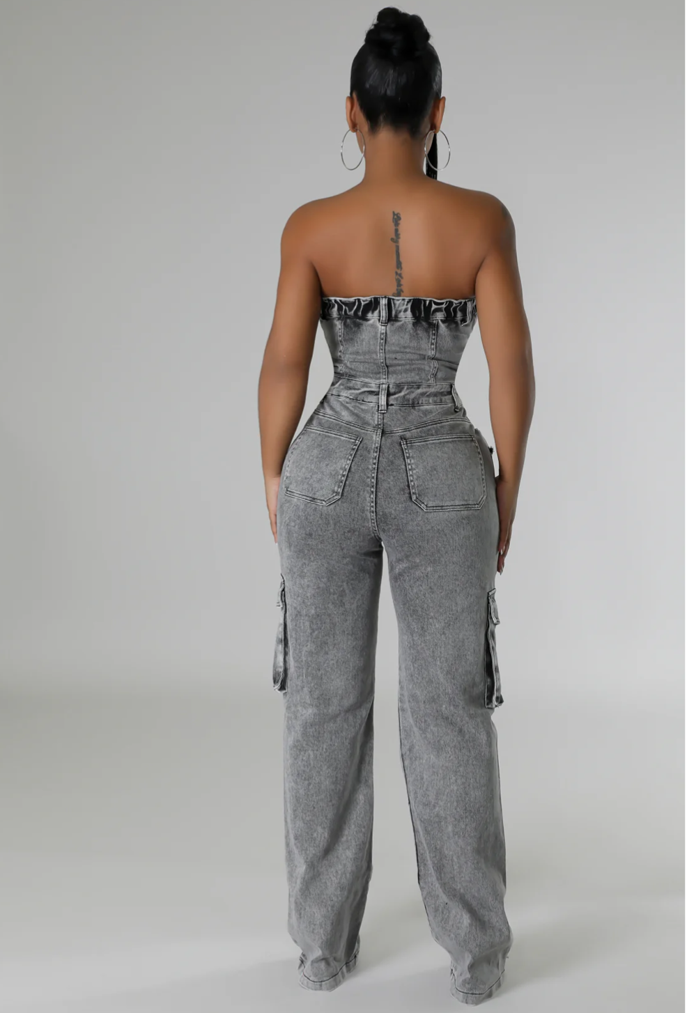 True Design Denim Jumpsuit